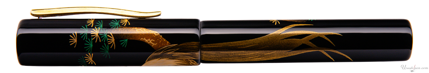 Danitrio Onagadori Long-tailed Fowl Maki-E on Sho-Hakkaku Fountain Pen