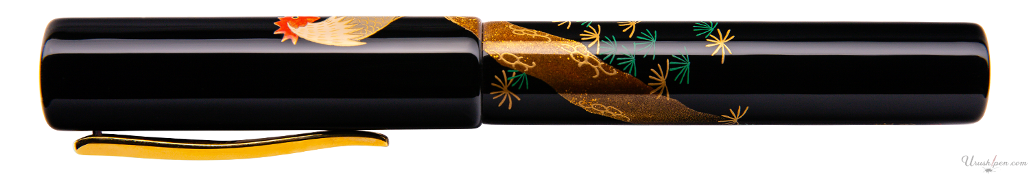 Danitrio Onagadori Long-tailed Fowl Maki-E on Sho-Hakkaku Fountain Pen