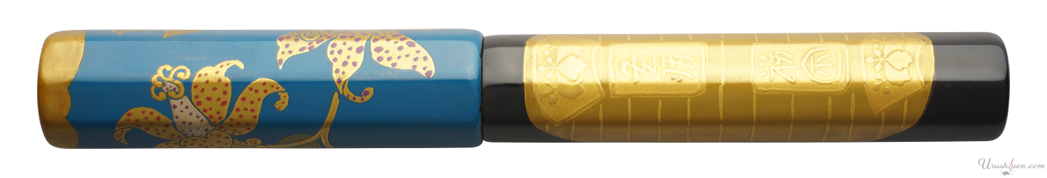 Danitrio Koban Gold Coin Maki-E on Sho-Hakkaku Fountain Pen
