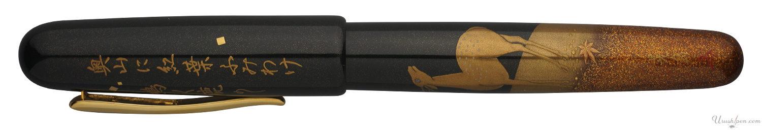 Danitrio Deer Maki-E on Densho Fountain Pen