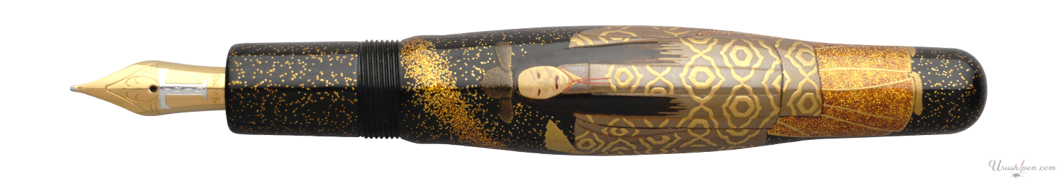 Danitrio Takasago Noh Play Maki-e on Hyotan Fountain Pen