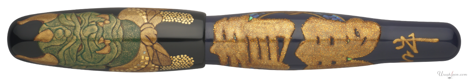 Danitrio The Blue Demon Maki-E on Hyotan Fountain Pen