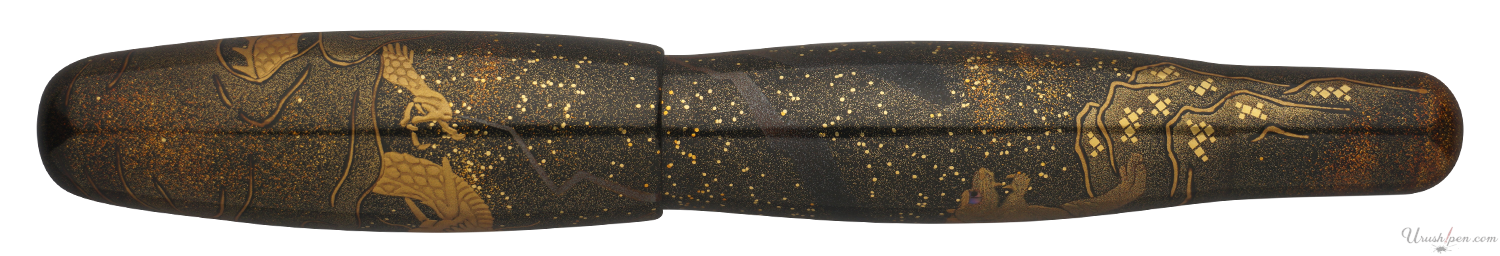 Danitrio Dragon vs Tiger Maki-E on Hyotan Fountain Pen