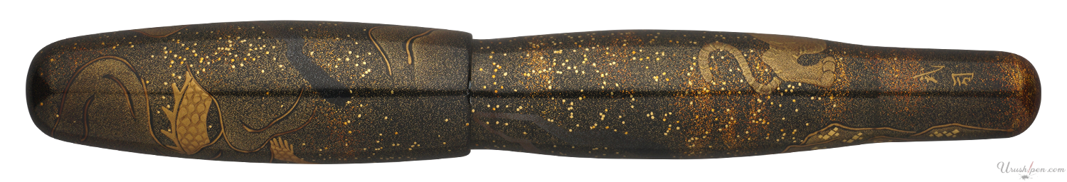 Danitrio Dragon vs Tiger Maki-E on Hyotan Fountain Pen