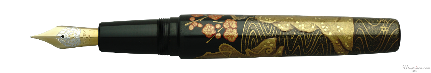 Danitrio Bird, Plum Flowers, & Pine Tree on Takumi Maki-e Fountain Pen