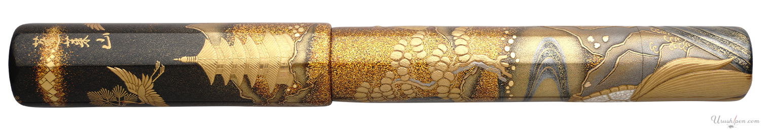 Danitrio Horaisan Maki-E on Genkai Fountain Pen