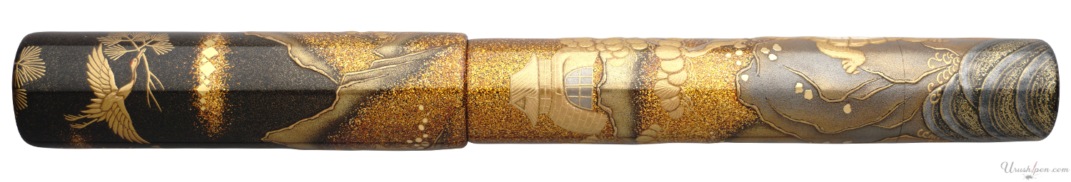 Danitrio Horaisan Maki-E on Genkai Fountain Pen
