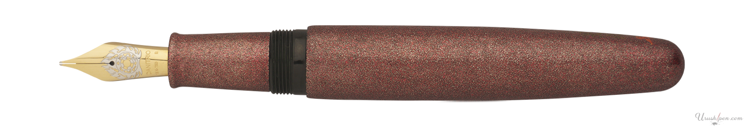 Danitrio Ishimeji in Dark Red on Takumi Fountain Pen