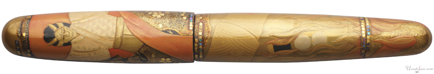 Danitrio Aoinoue Maki-E on Mikado Fountain Pen