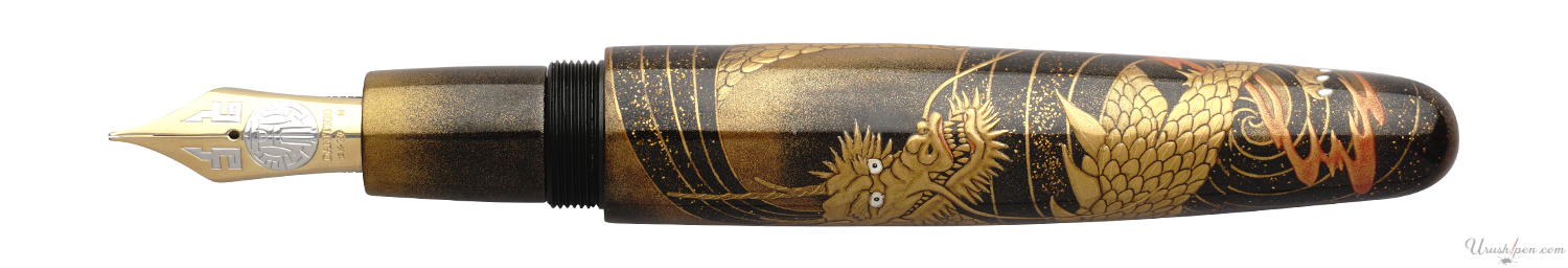 Danitrio Double Dragons Maki-E on Mikado Fountain Pen