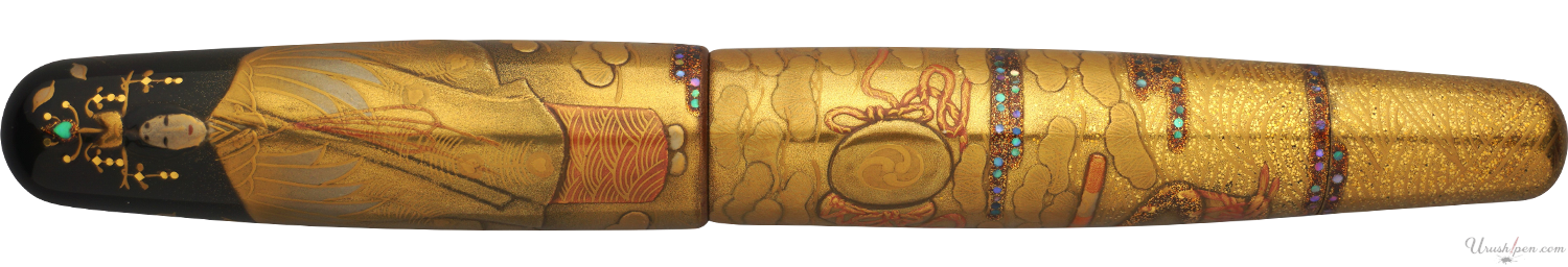 Danitrio Hagoromo Maki-E on Mikado Fountain Pen