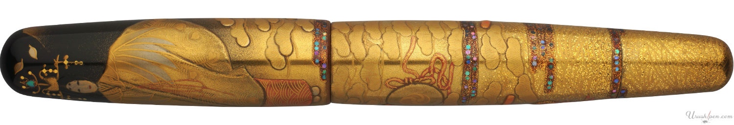 Danitrio Hagoromo Maki-E on Mikado Fountain Pen