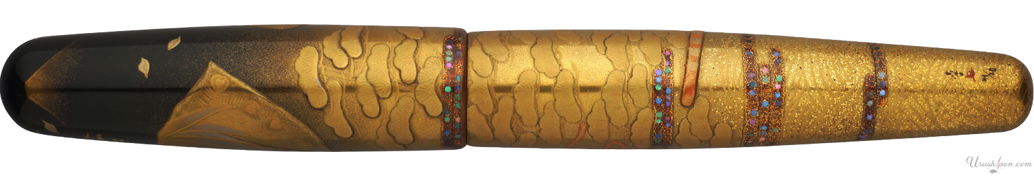 Danitrio Hagoromo Maki-E on Mikado Fountain Pen