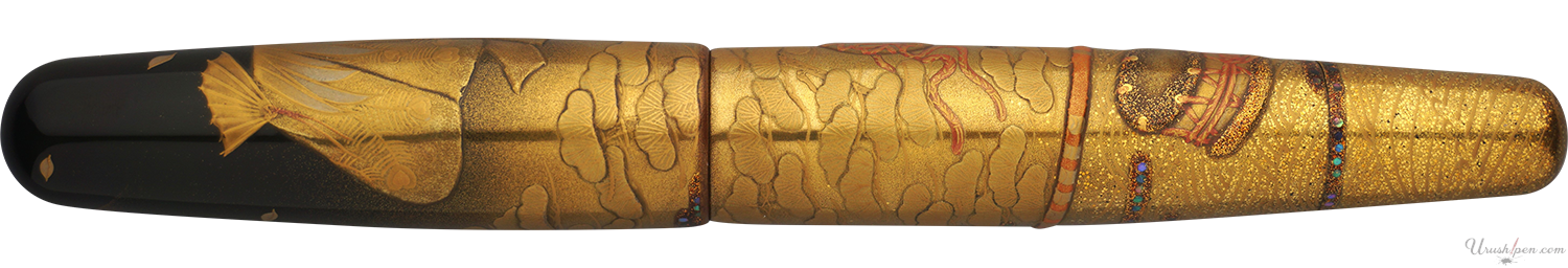 Danitrio Hagoromo Maki-E on Mikado Fountain Pen