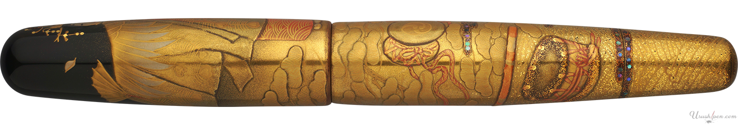 Danitrio Hagoromo Maki-E on Mikado Fountain Pen