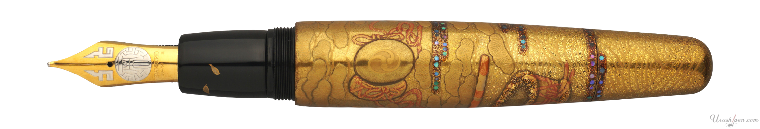 Danitrio Hagoromo Maki-E on Mikado Fountain Pen