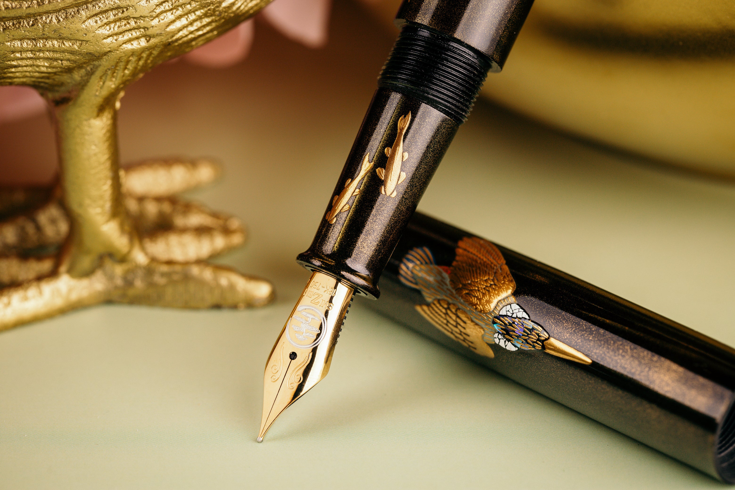 ShiZen Kingfisher's Devotion on M4C Fountain Pen