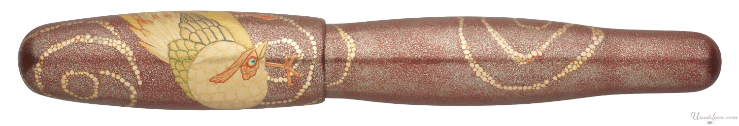 Danitrio Golden Pheasant Maki-E on Hyotan Fountain Pen