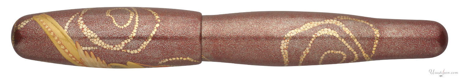 Danitrio Golden Pheasant Maki-E on Hyotan Fountain Pen