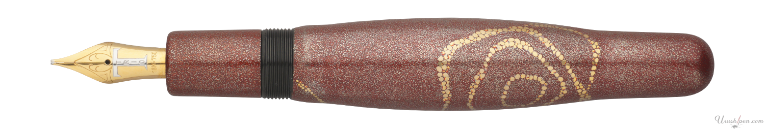 Danitrio Golden Pheasant Maki-E on Hyotan Fountain Pen