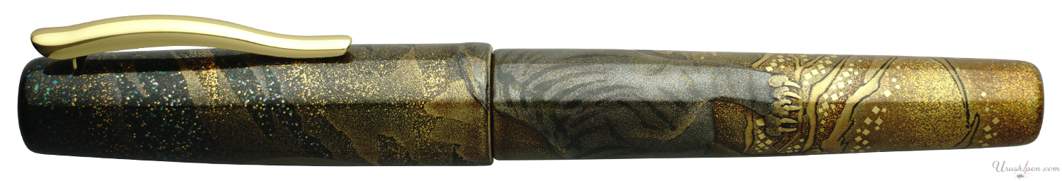 Danitrio Crouching Tiger Maki-e on Takumi Fountain Pen
