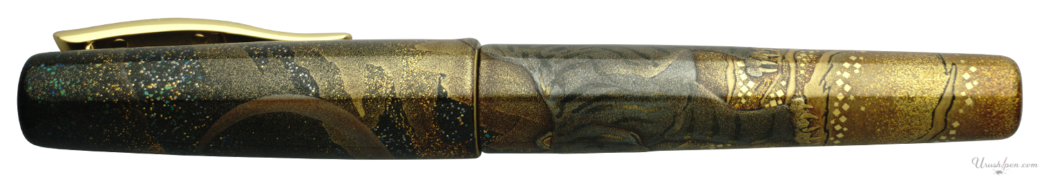 Danitrio Crouching Tiger Maki-e on Takumi Fountain Pen