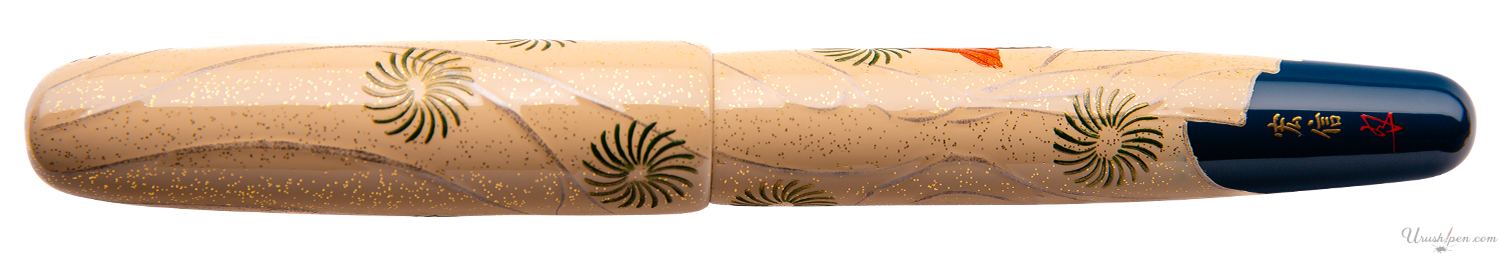 Danitrio Shishi-mai Lion Dancing Maki-E on Takumi Fountain Pen