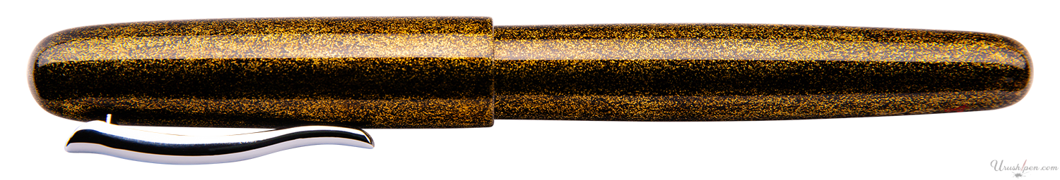 Danitrio Nashiji-nuri in Gold on Densho Fountain Pen