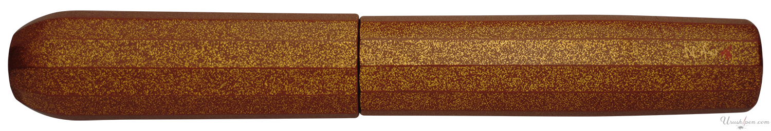 Danitrio Nashiji-nuri in Cedar Brown on Junikaku Fountain Pen