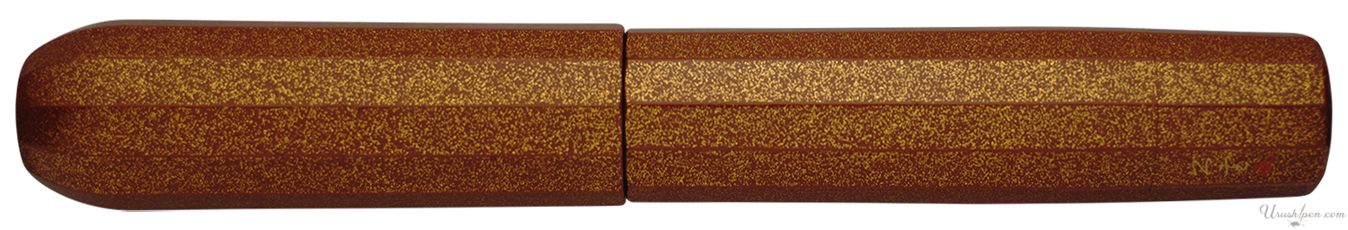 Danitrio Nashiji-nuri in Cedar Brown on Junikaku Fountain Pen