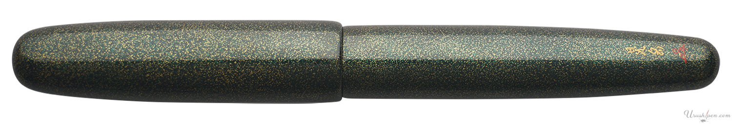 Danitrio Nashiji-nuri in Green on Takumi Fountain Pen