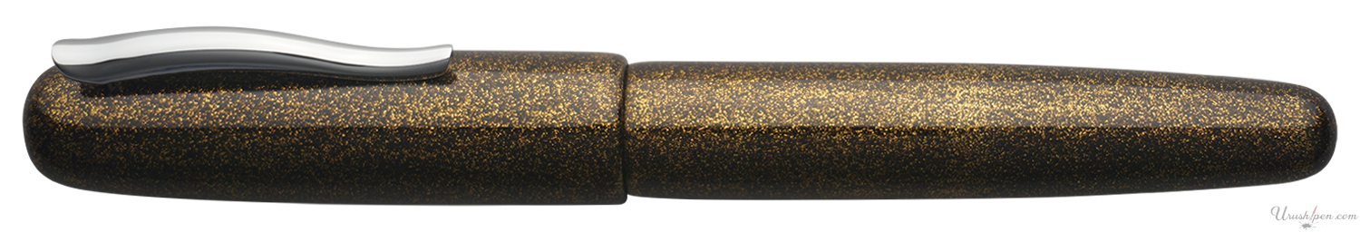 Danitrio Nashiji-nuri in Gold on Takumi Fountain Pen