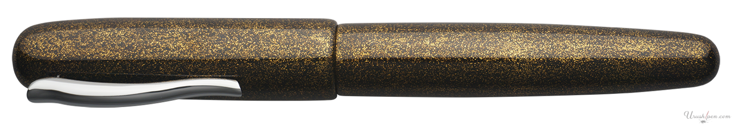 Danitrio Nashiji-nuri in Gold on Takumi Fountain Pen