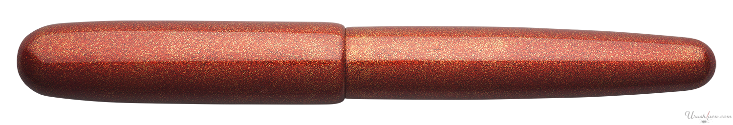 Danitrio Nashiji-nuri in Red on Takumi Fountain Pen