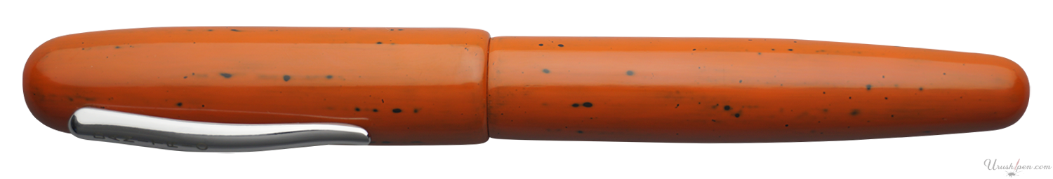Danitrio Negoro-nuri in Orange & Black on Takumi Fountain Pen