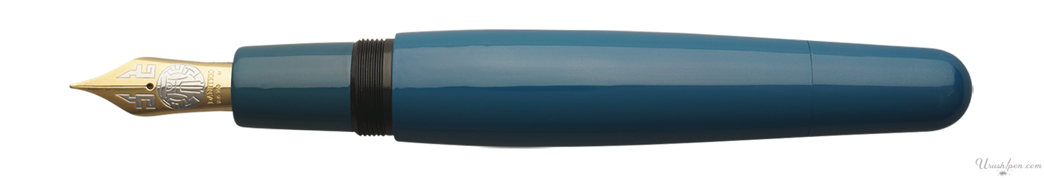 Danitrio Roiro-migaki in Blue on Mikado Fountain Pen