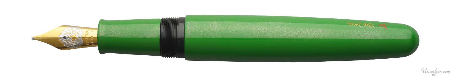 Danitrio Roiro-migaki in Green on Takumi Fountain Pen