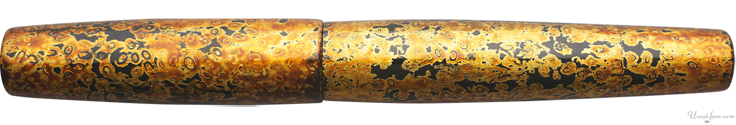 Danitrio Seirei-nuri Dragonfly Wing Pattern on Mikado Flat-top Fountain Pen