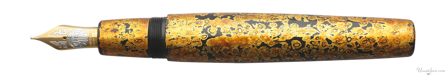 Danitrio Seirei-nuri Dragonfly Wing Pattern on Mikado Flat-top Fountain Pen