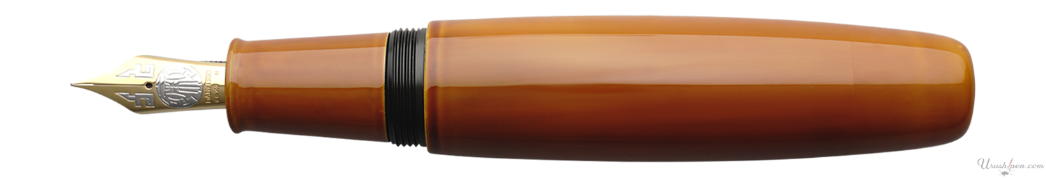 Danitrio Tame-nuri in Bright Yellow on Yokozuna Fountain Pen