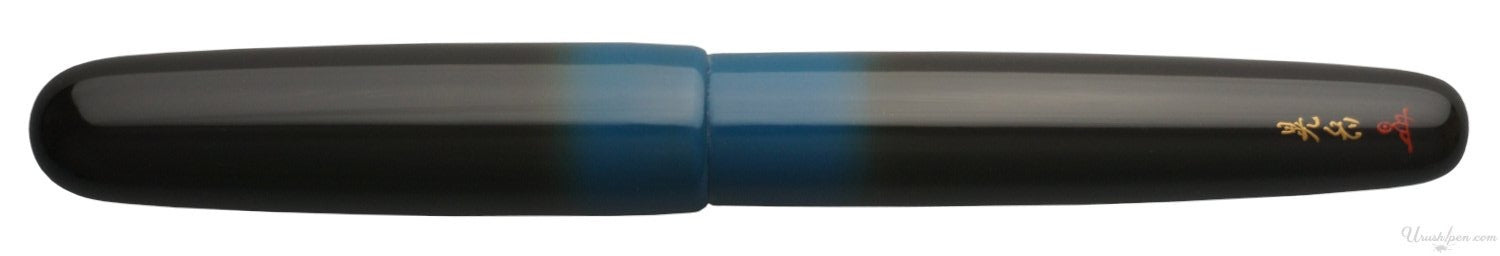 Danitrio Bokashi in Blue on Takumi Fountain Pen Closed