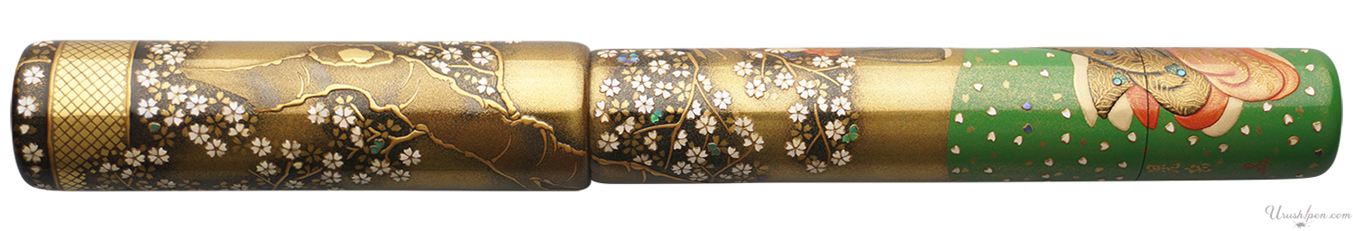 Danitrio Sakura and the Bijinga Beauties Maki-E on Genkai Fountain Pen