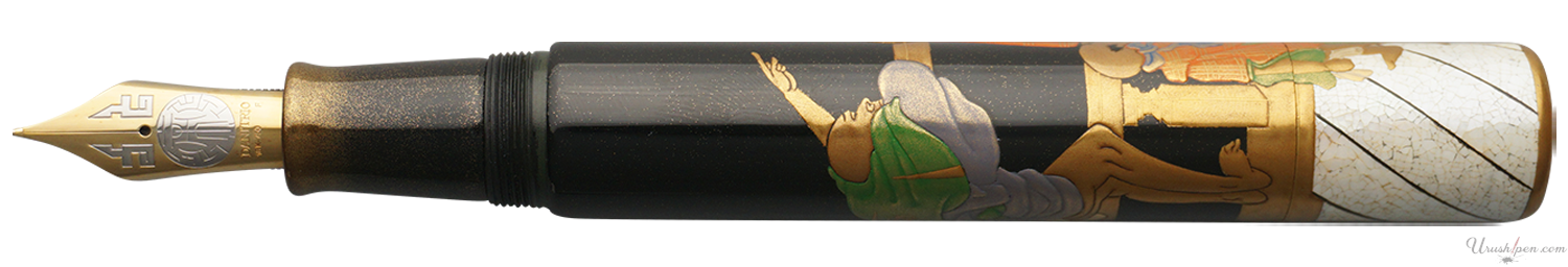 Danitrio Fireworks (Summer of 4 Seasons) Maki-E on Genkai Fountain Pen