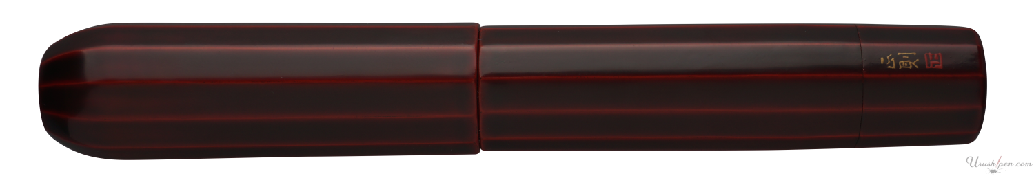 Danitrio Irokeshi-dame in Red on Junikaku Fountain Pen