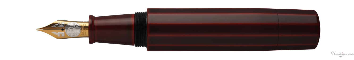 Danitrio Irokeshi-dame in Red on Junikaku Fountain Pen