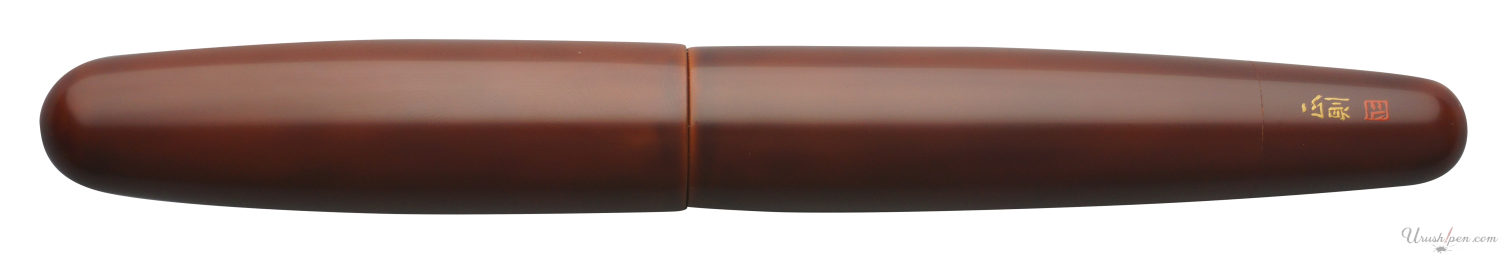 Danitrio Irokeshi-Dame in Yellow on Mikado Fountain Pen Closed