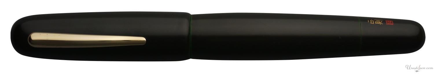 Danitrio Irokeshi-Dame in Blue Green on Mikado Fountain Pen Closed