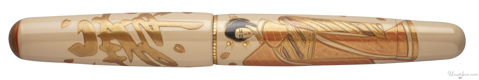 Danitrio Mariko Maki-E on Mikado Fountain Pen