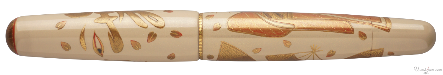 Danitrio Mariko Maki-E on Mikado Fountain Pen