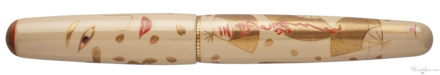 Danitrio Mariko Maki-E on Mikado Fountain Pen